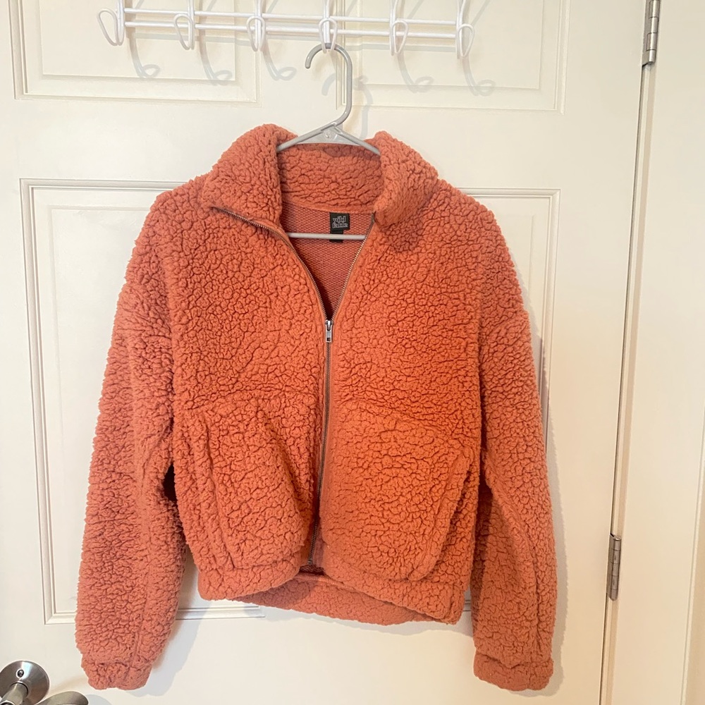 Wild fable orange faux Sherpa (XS)
